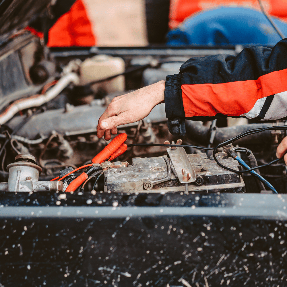 how long to idle car to charge battery