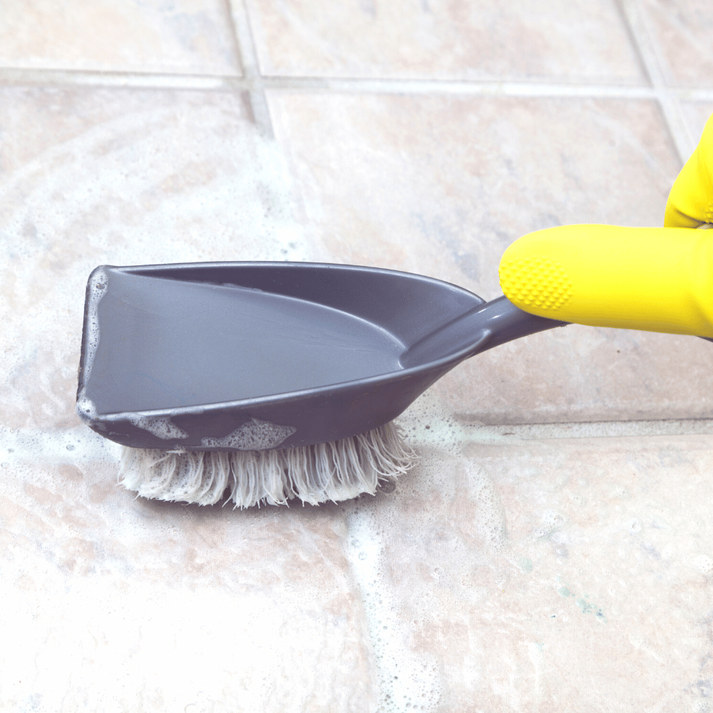 how to remove rust from floor tiles